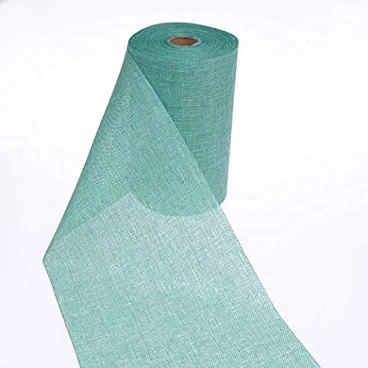 Deko AS Tischläufer Tischläufer Shabby Chic helltürkis 20cm 25m - 69-200-25-71 (1-tlg, 1 Rolle Tischläufer), Strapazierfähig – Bild 2