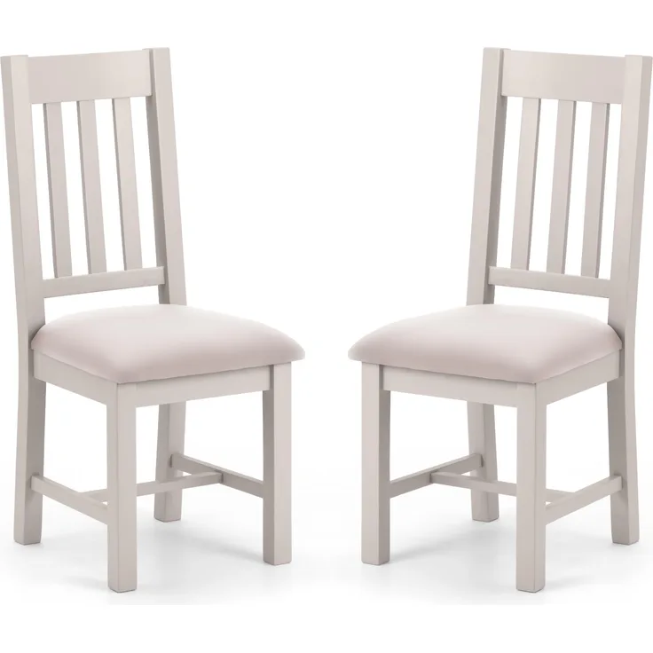 Julian Bowen Richmond Esszimmerstühle, 2er-Set, grau