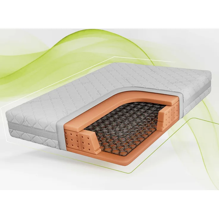 Solide Bonellmatratze für tägliche Nutzung, PU-Schaum & stabile Federung – klassisch, hygienisch & wendbar – Härtegrad H3 – 180 x 200 cm – TOVA – SIVO