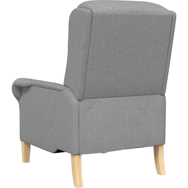 vidaXL Sessel Hellgrau 76 x 94 x 102 cm Stoff 42009840 – Bild 5