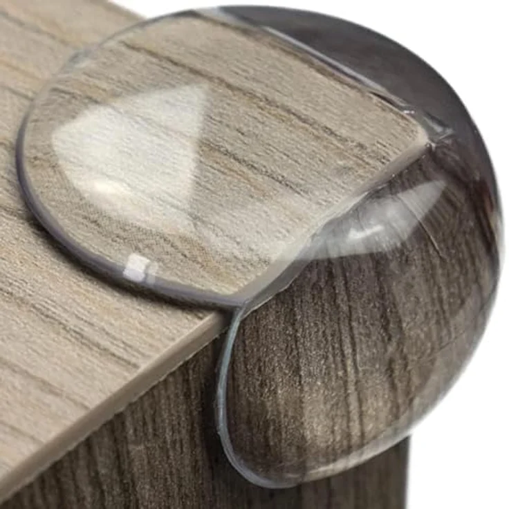 maliveo Premium Eckenschutz und Kantenschutz transparent aus Kunststoff - Geprüft - Rückstandslose Entfernung - Inklusive Ersatz - Stoßschutz für Baby und Kinder (12 Stück) – Bild 2
