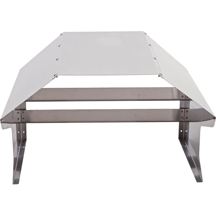Mendler 'HWC-L43' Mähroboter Garage, Metall, 40 x 59 x 69 cm, Silber – Bild 3