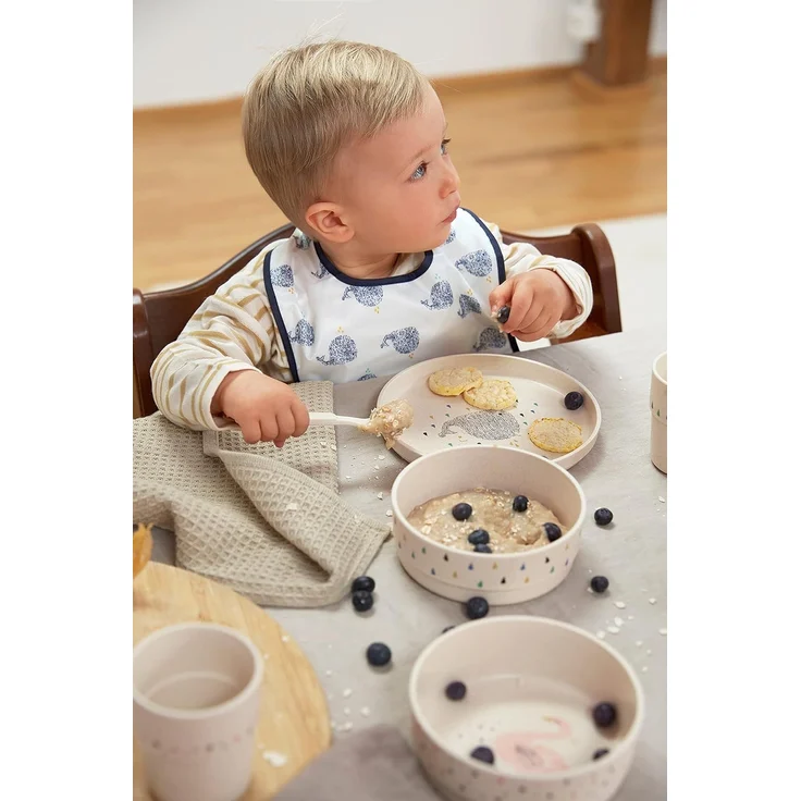 LÄSSIG Kinderteller für Babys und Kleinkinder Little Water Whale – Bild 6