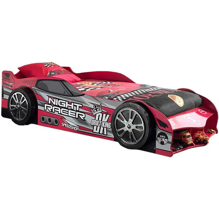 Vipack Autobett Racer Rot 90x200