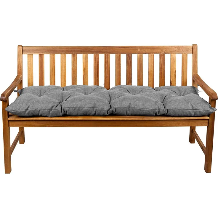 Gutekissen® Bankauflage Stuhlkissen Hollywoodschaukel Garten LS (100x30, Grau)