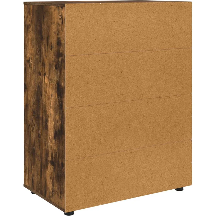vidaXL Stauraumschränke 80 x 48 x 105 cm Holzwerkstoff Räuchereiche 3406230 – Bild 10