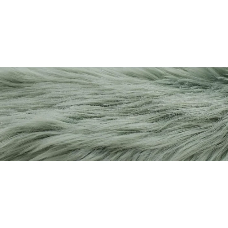 Sitzkissen "Aqua" Ø 35 cm, Dekofell, Kunstfell, Stuhlkissen – Bild 5