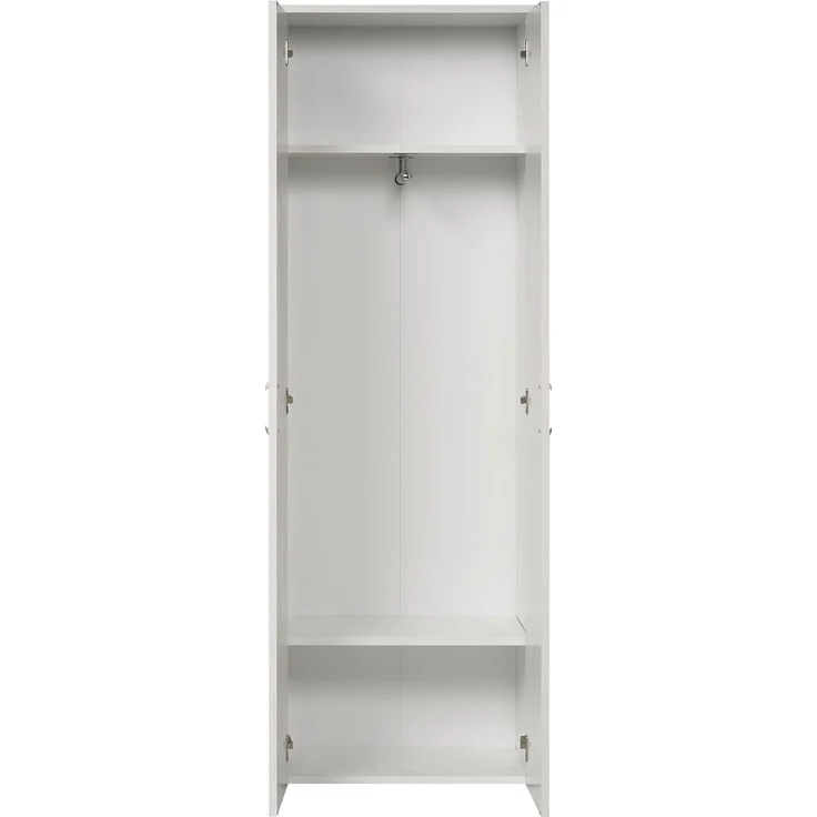 Kleiderschrank,weiß, 60x180x34 cm – Bild 3