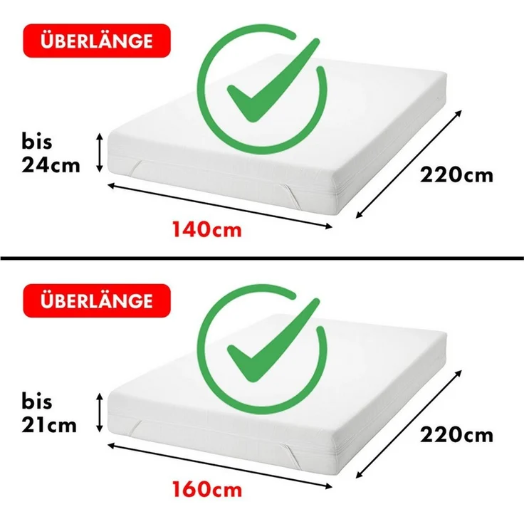 Jacobson Jersey Spannbettlaken Spannbetttuch Baumwolle Bettlaken (140x200-160x220 cm, Türkis) – Bild 4