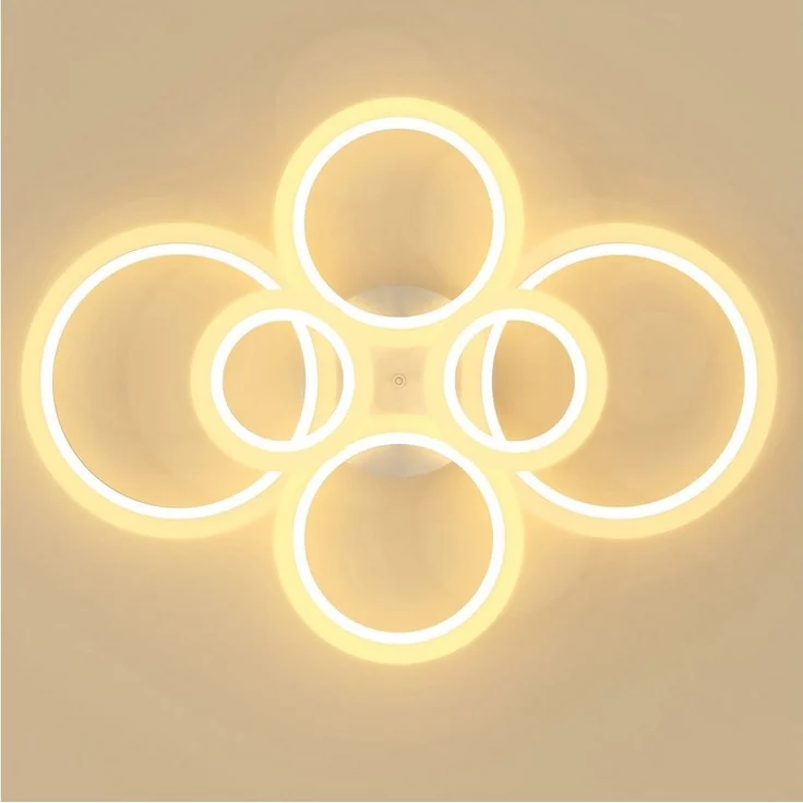 FIVMEN LED Deckenleuchte Deckenlampe Dimmbar mit Fernbedienung LED Lampen, Verstellbares Licht Deckenleuchten für Wohnzimmer Schlafzimmer – Bild 3