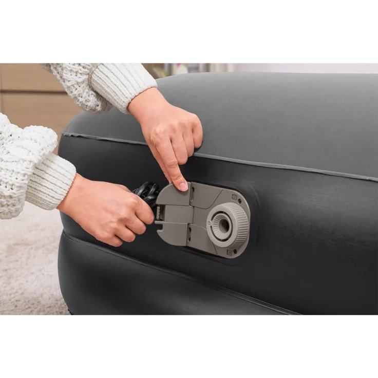 Bestway Luftbett mit Integrierter Luftpumpe Beflockt 191x97x46 cm 93781 – Bild 8