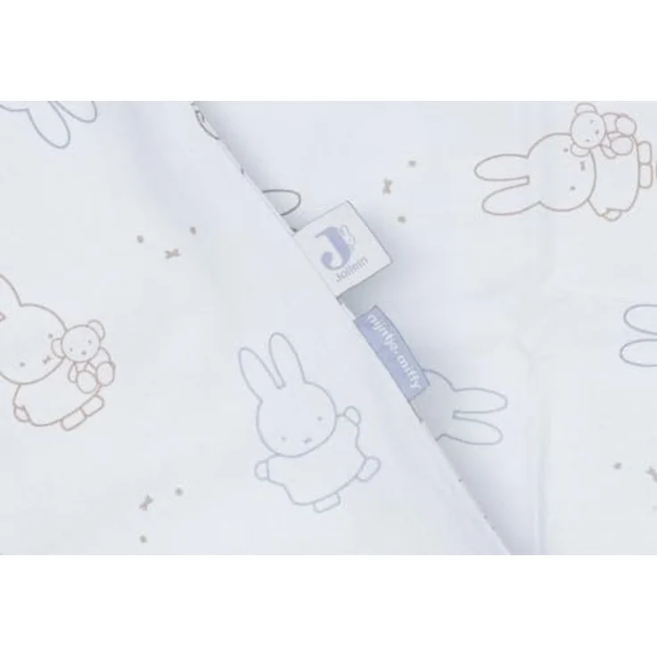 Jollein Bettwäsche Kinder - 100x140 cm - 100% Baumwolle - Inkl. Kissenbezug - Oeko-Tex Zertifiziert - Miffy Moments Cloudy Blue – Bild 2