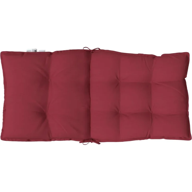 vidaXL Niedriglehner-Auflagen 2 Stk. Weinrot Oxford-Gewebe 377698 – Bild 7