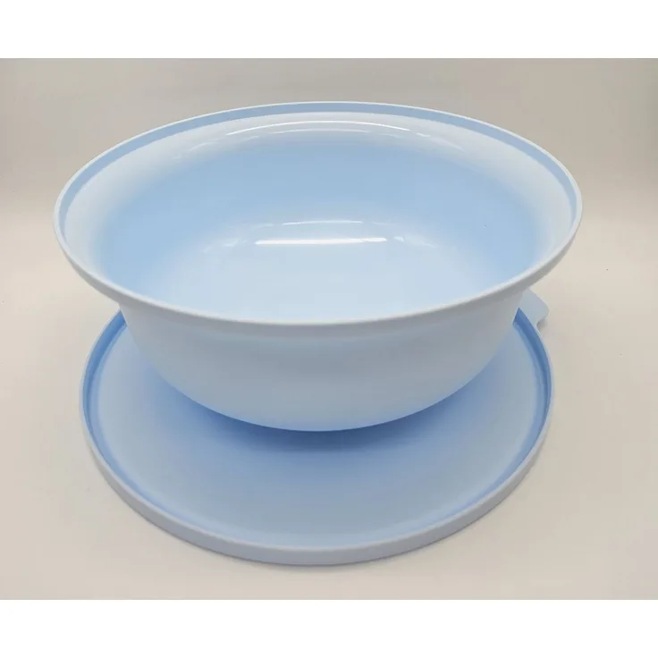 TUPPERWARE Schüssel Tupperware Aloha 2 Liter hellblau Servierschüssel Salatschüssel