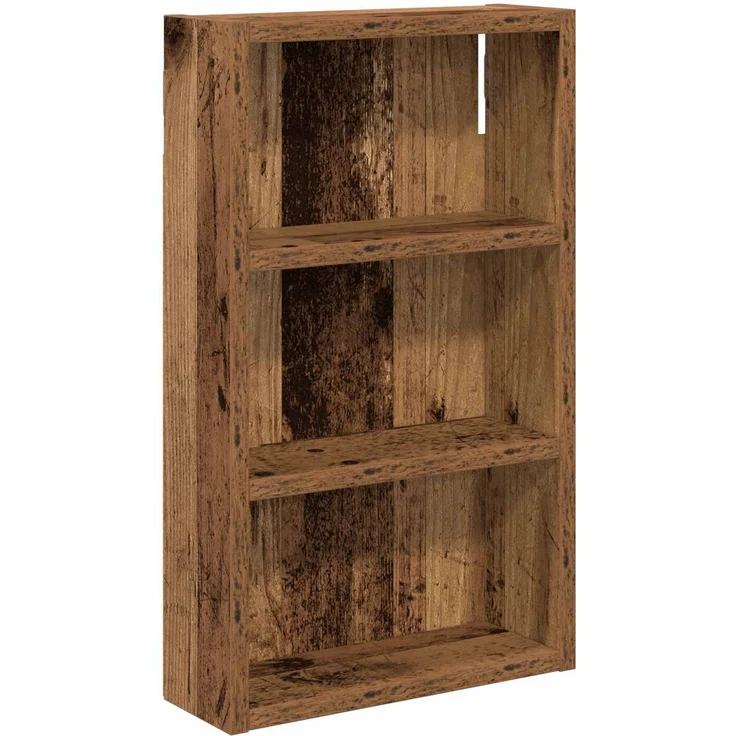 vidaXL Badezimmer-Wandschrank Altholz 30 x 10 x 50 cm Holzwerkstoff 889317 – Bild 2