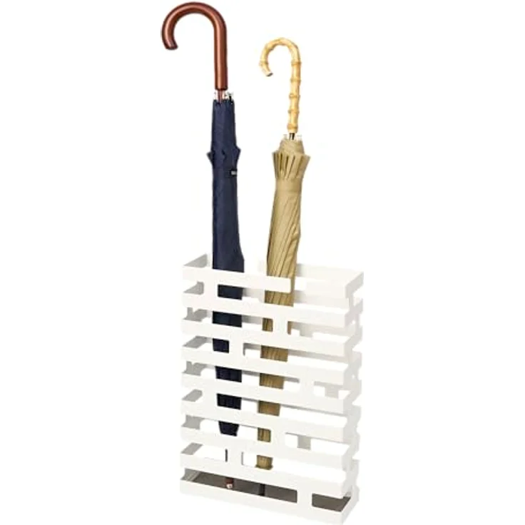 Yamazaki Schirmständer "Brick" Design rechteckig schmal, für Regenschirm, Regenschirmständer, Schirmhalter, Regenschirmhalter, aus Metall, modern, 30x43x10cm – Bild 2