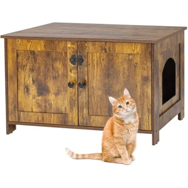 Relaxdays Katzenschrank für Katzenklo