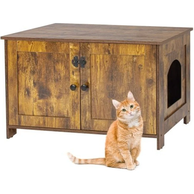 Relaxdays Katzenschrank für Katzenklo – Bild 1