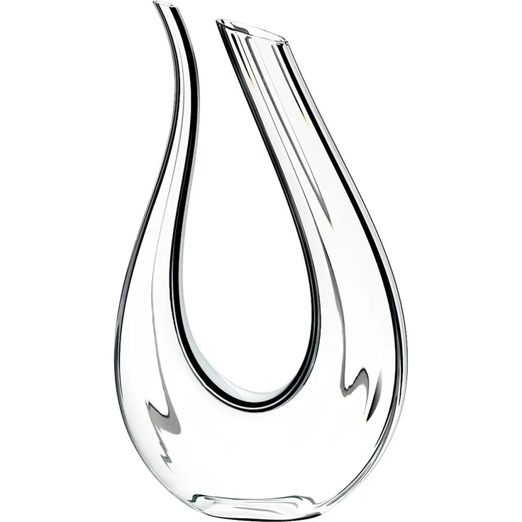 RIEDEL 1756/00 Dekanter AMADEO Fatto a Mano schwarz-weiß-schwarz, handgefertigt, Design-Dekanter