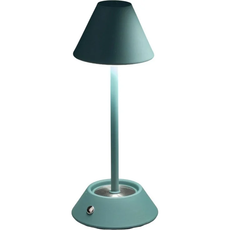 formano Nachttischlampe Touch, auf Fuß, Grün, Motiv: Uni, Höhe: 26cm – Bild 1