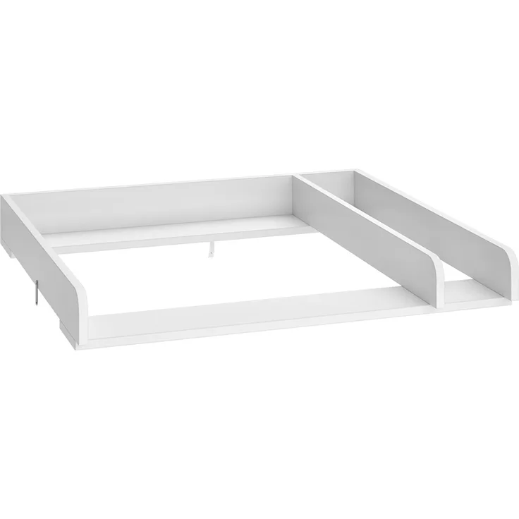 Wickelaufsatz Wicko Weiß 80 x 76 cm mit Teilung Vicco