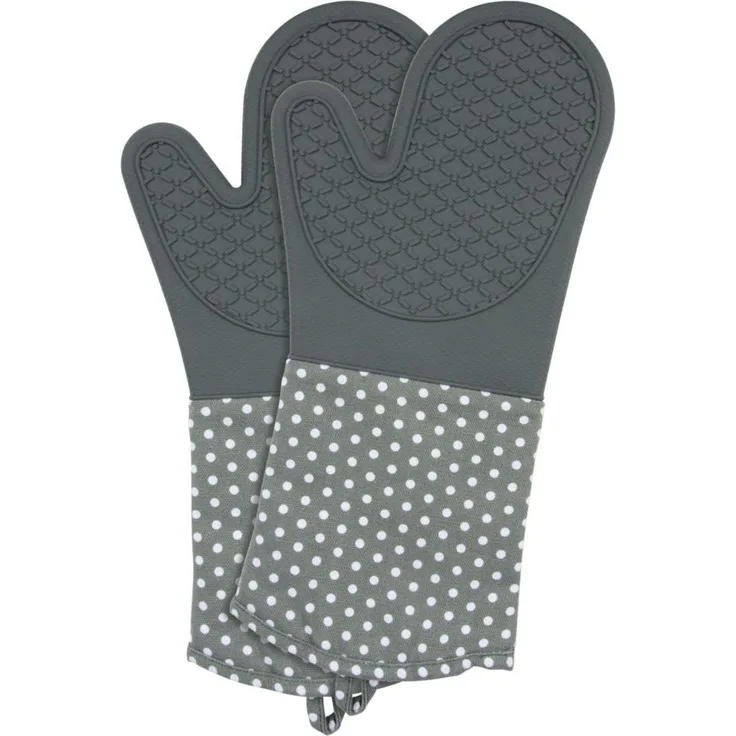 WENKO Topfhandschuh Silikon grau 1Paar