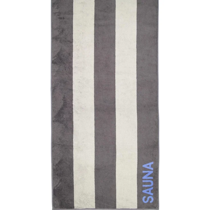 Cawö Saunatuch 599 71 Anthrazit Grau 80x200 cm – Bild 3