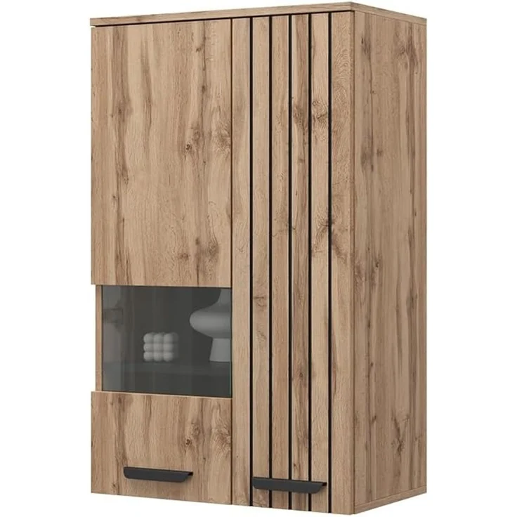 Hängeschrank Amber Braun 60.2 cm mit 2 Türen Vicco – Bild 7
