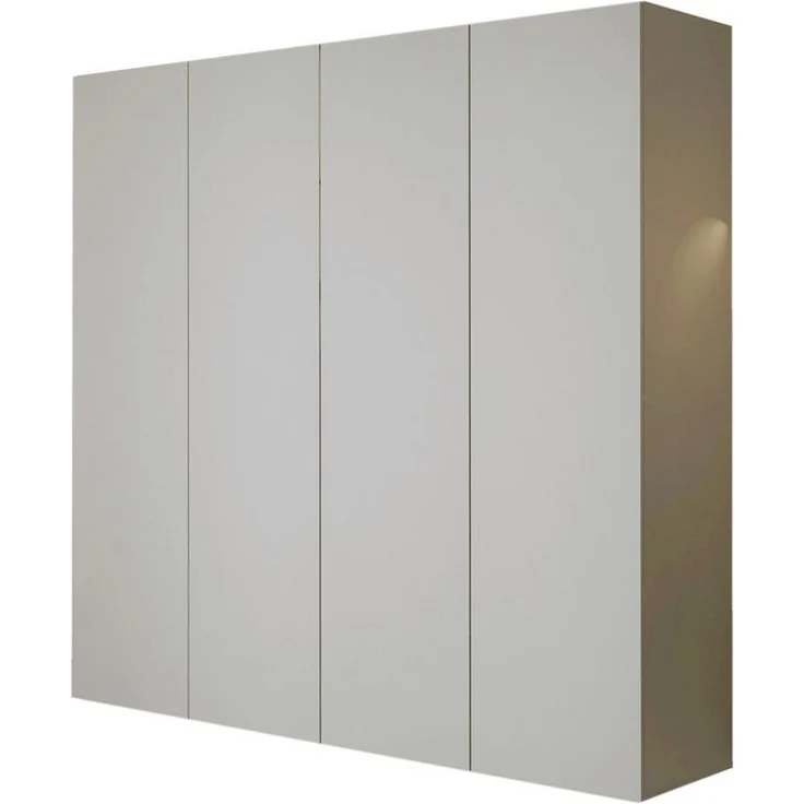 Compleo Kleiderschrank kaschmir oder eiche artisan, Aufsatz ols Option – Bild 1