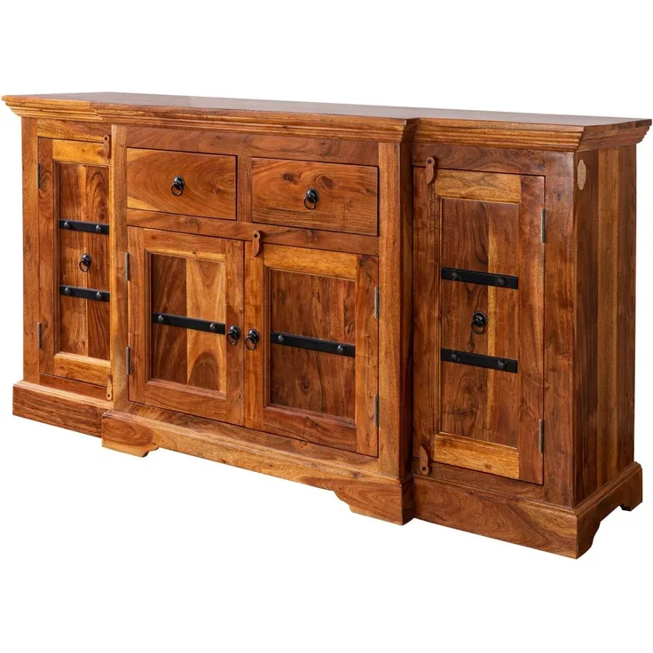 Sideboard Akazie 160x45x85 honig lackiert OXFORD #0902
