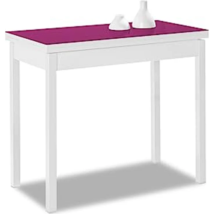 ASTIMESA Buchtyp Küchentisch, Aubergine, 80 x 40 cm bis 80 x 80 cm – Bild 1
