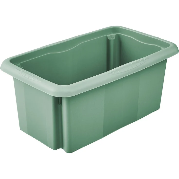 keeeper Aufbewahrungsbox Emil, 4er Set, 7 L, 35 x 20,5 x 15 cm (Set, 4 St), ineinander und aufeinander stapelbar – Bild 1