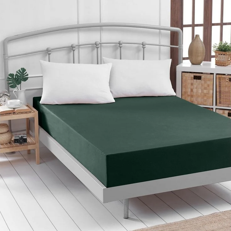 TRAUMSCHLAF Spannbettlaken Feinbiber Boxspring, Biber, Gummizug: Rundumgummi, (1 Stück), warm und weich für extra hohe Matratzen – Bild 1