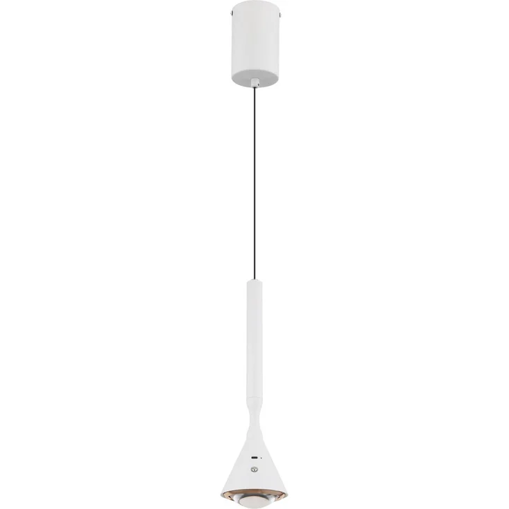 Akku Hängelampe Weiß dimmbar & Tageslicht, höhenverstellbar, Ø 10cm – Bild 2