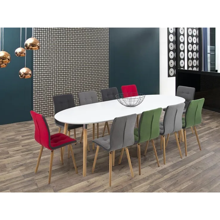 Esstisch >Becky< in Eiche aus Massivholz - 270x74x100cm (BxHxT)