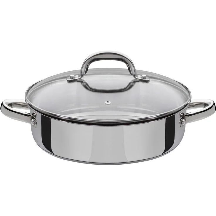 GSW Servierpfanne Montreal, Edelstahl (1-tlg), Induktion, 24 cm – Bild 1