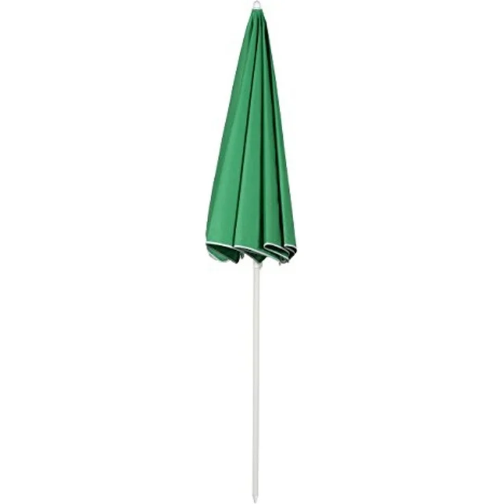Sekey Sonnenschirm mit Schutzhülle, Neigungswinkel und Höhe verstellbar, Polyester grün, 160 cm – Bild 5