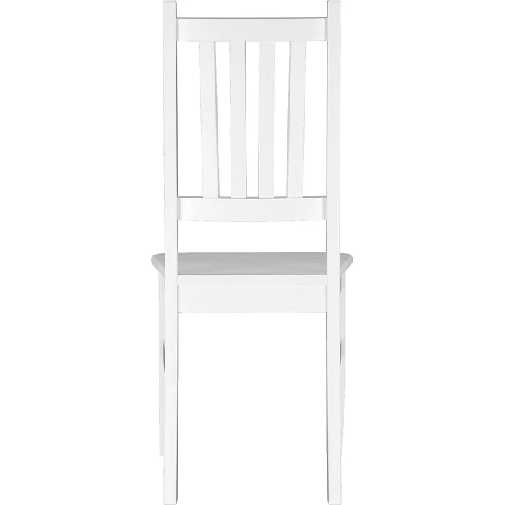 Weißer Stuhl Eris Küchenstuhl Massivholzstuhl Esszimmerstuhl Kiefer 90.71-01 W – Bild 4