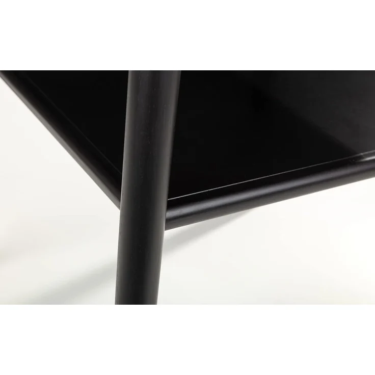 Julian Bowen Findlay Beistelltisch mit Regal, Walnuss und schwarz – Bild 5