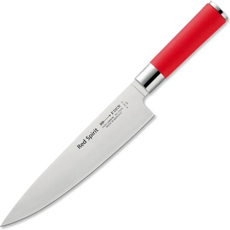 Friedrich Dick Red Spirit Kochmesser - Beidseitig geschliffen, Klingenlänge 21 cm – Bild 2