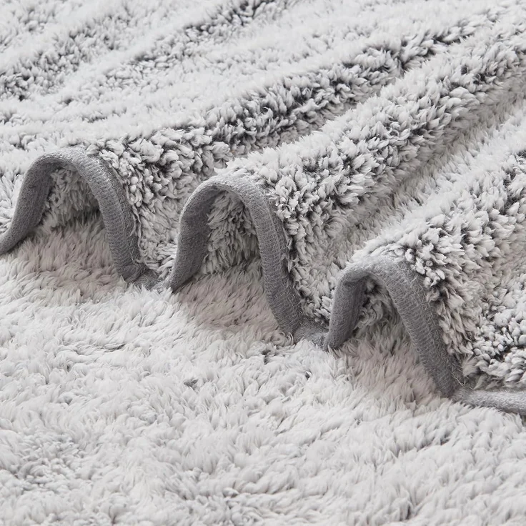 Sherpa Decke Kuscheldecke Flauschig Sofadecke Doppelgesicht Weich 130x150cm – Bild 5