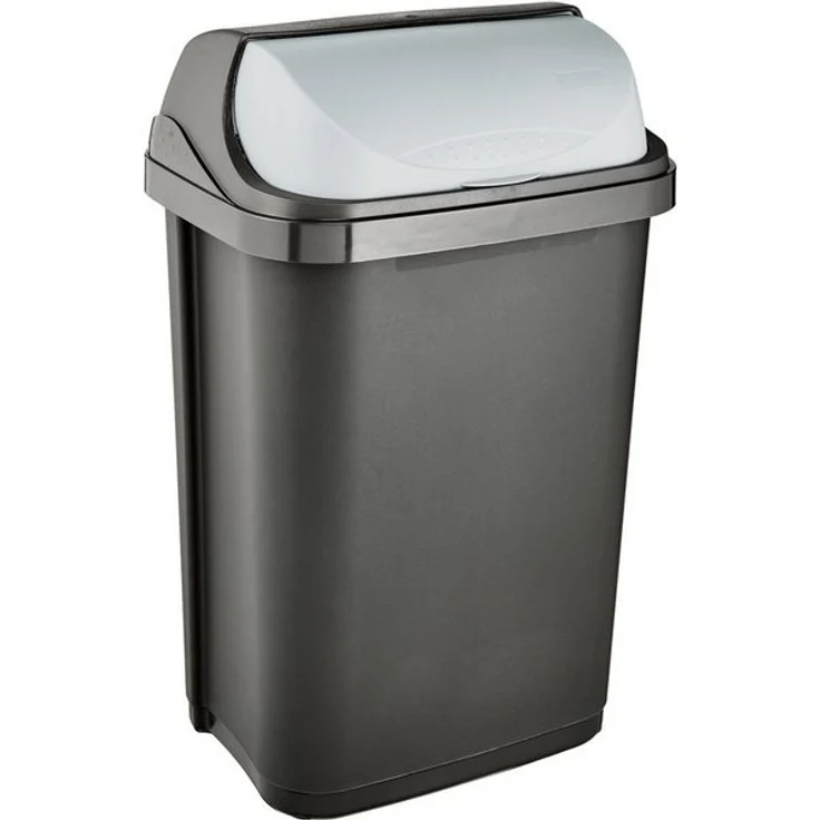 keeeper Mülleimer, Abfalleimer mit Scharnierdeckel 25 L – Bild 4