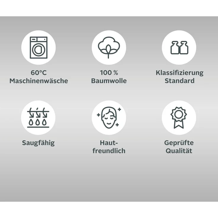 Bruno Banani Handtuch Set Maja, 1 Duschtuch, 2 Handtücher, 2 Gästehandtücher, 2 Waschhandschuhe, Walkfrottee (Set, 7-St), mit Bordüre und Markenlogo, 7 teiliges Handtücher Set, 100% Baumwolle – Bild 2