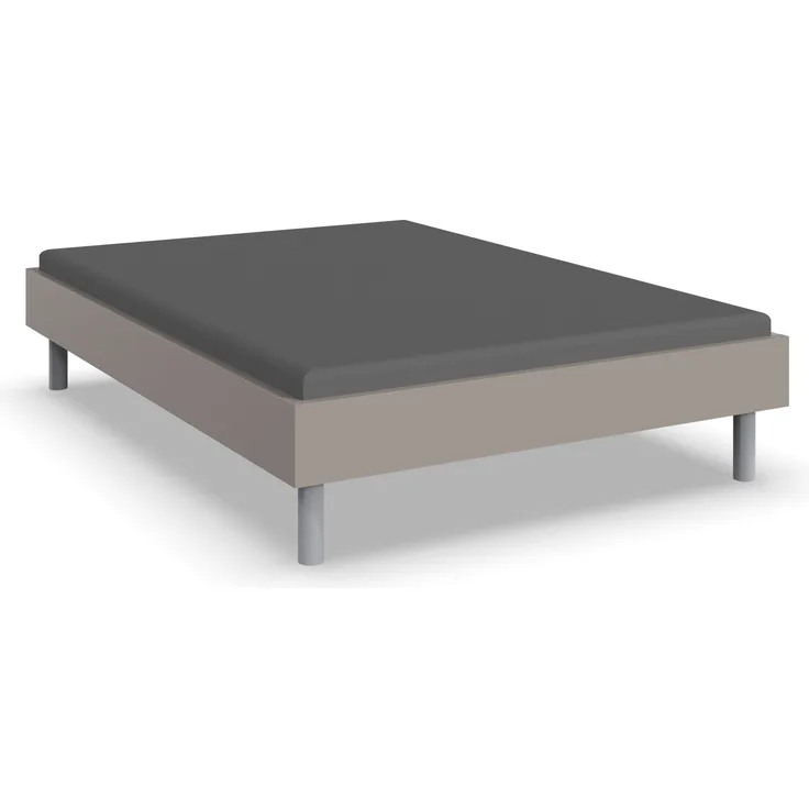 Bettgestell >Easy Beds Standard< Liegefläche 140x200cm, SAHARAGRAU - 149x38x210cm (BxHxT)