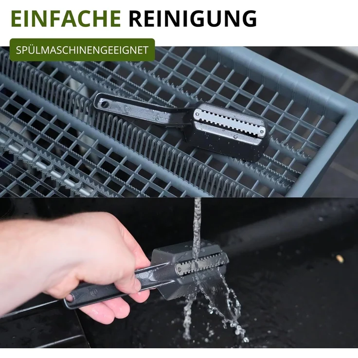 WESTMARK Fischbesteck »Scalex« Black Edition, Entschupper, Aluminium, Edelstahl, griffige Haptik – Bild 8