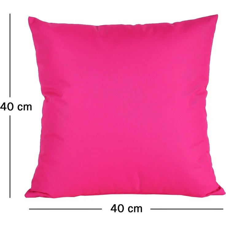 JACK Kissenbezüge 2er Set 40x40cm Outdoor Wasserfest, (2 Stück), 2x Kissenhülle, strapazierfähig, wasserabweisend, Innen & Außen – Bild 2