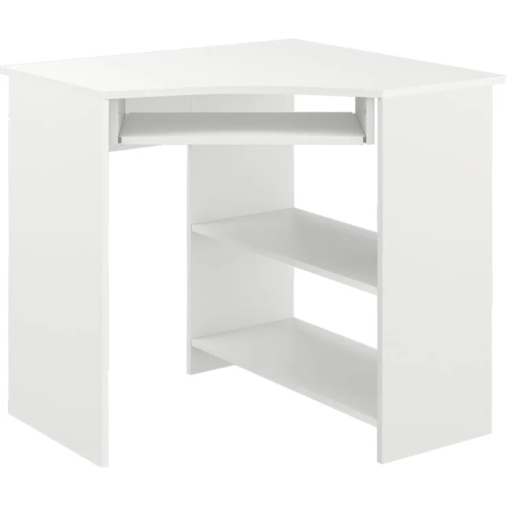 Eckschreibtisch Odin Weiß 83 x 76 cm Vicco