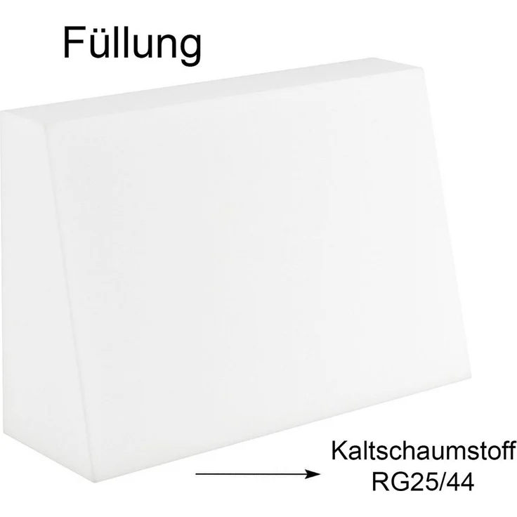 sunnypillow Rückenkissen Palettenkissen gesteppt Seitenkissen 60x40x20/10cm, Blau – Bild 4