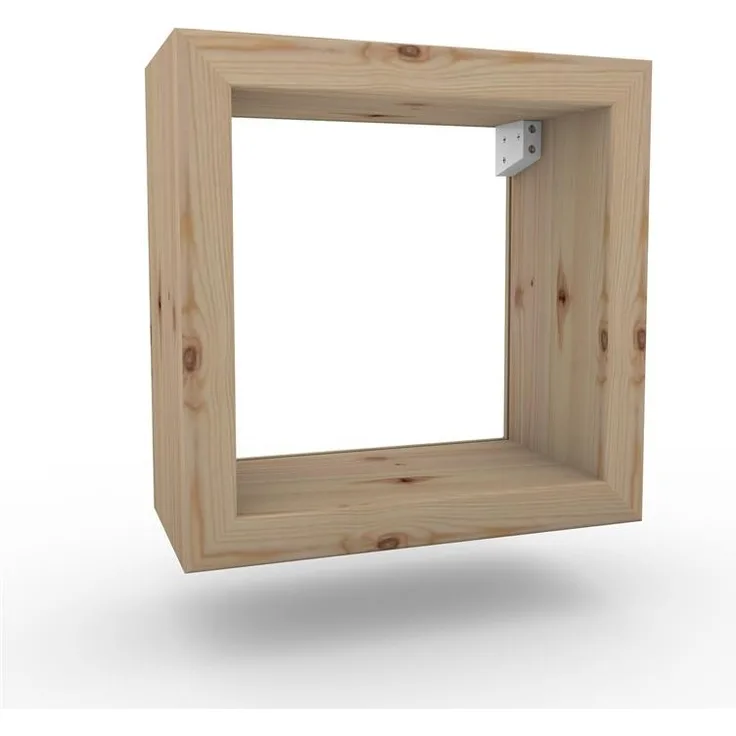 Nachttisch Nachtkommode Nachtkästchen ohne Rückwand ohne Zwischenboden Wandmontage ohne Türe Zirbe