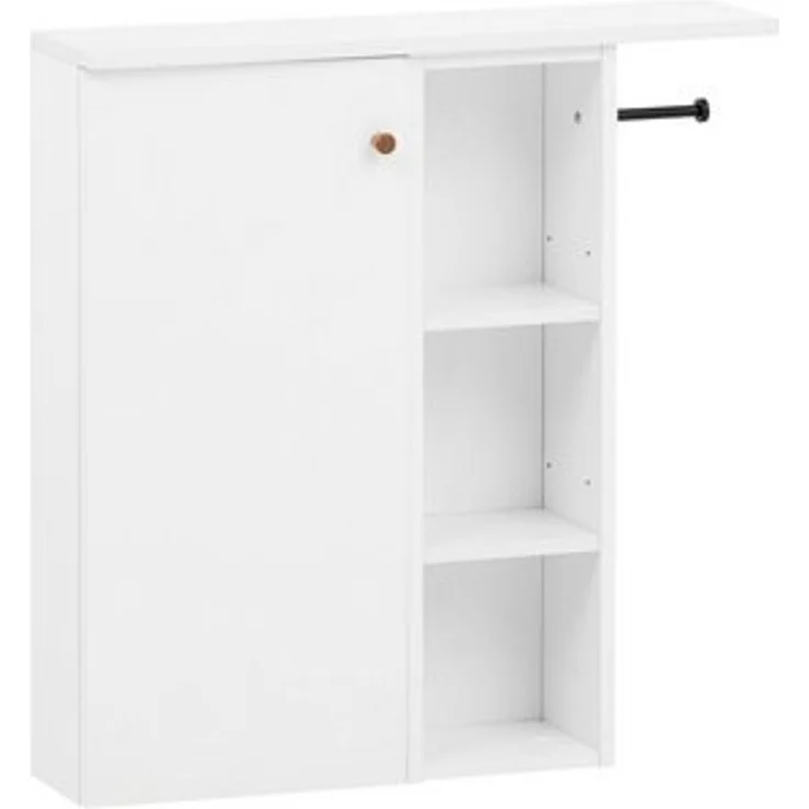 Schildmeyer Bjarne Nischenschrank 158505, weiß matt, 70,7 x 17 x 74,3 cm – Bild 6